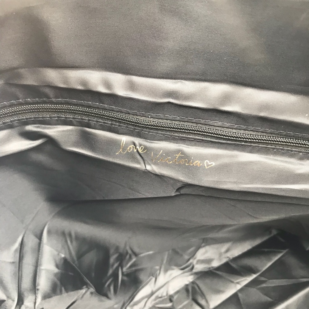 Victoria Secret Canvas Floral Bag with Strap - Picture 7 of 7